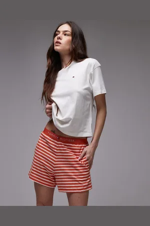 Tommy Hilfiger – Kurzer Pyjama mit buntem Print
