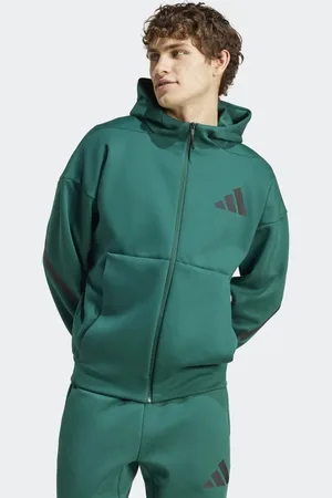 adidas – Z.n.e. – Trainingsjacke in College- mit Reißverschluss und Kapuze
