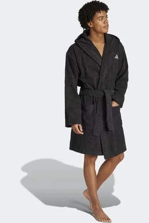 adidas – Bademantel in mit Kapuze