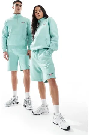 Ralph Lauren – Sport Capsule – Unisex – Sweatshorts in Hellgrün mit kleinem Logo, Kombiteil