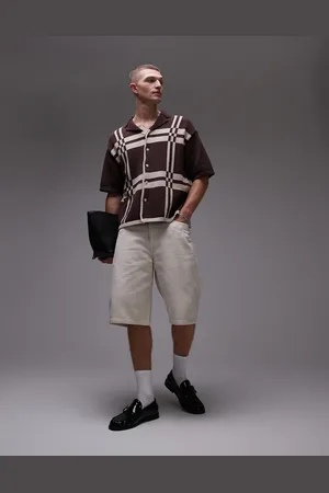 Topman – Shorts aus gewaschenem Twill in
