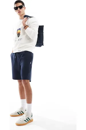 Ralph Lauren – Sweat-Shorts aus Doppelstrick in mit Markenlogo, Kombiteil