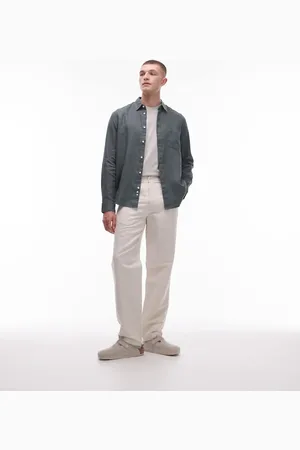 ARKET – Regular-Fit-Hemd aus Leinen in Khaki