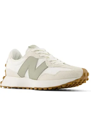 New Balance – 327 – Sneaker in und Beige mit hellgrünen Details