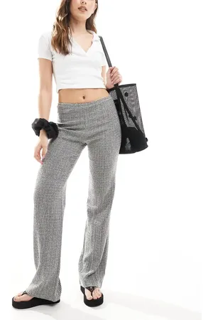 Pull&Bear – Strukturierte Hose in mit geradem Bein