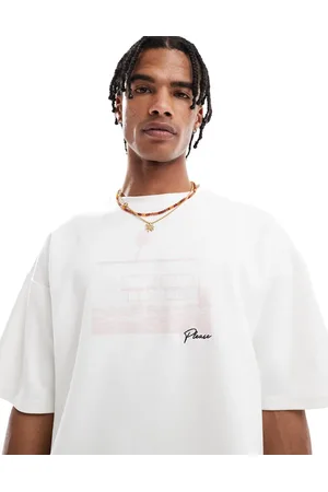 Pull&Bear – T-Shirt in mit „LA“-Street-Print