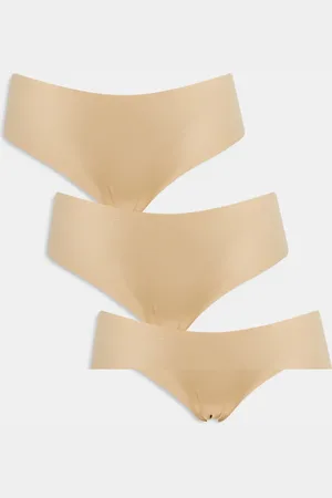 Pieces® – 3er-Pack Slips in Beige