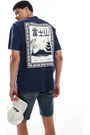 Only & Sons – Oversize-T-Shirt in mit Japan-Rückenprint