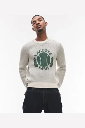 Lacoste – Langärmeliger Pullover in mit Rundhalsausschnitt und Tennis-Emblem