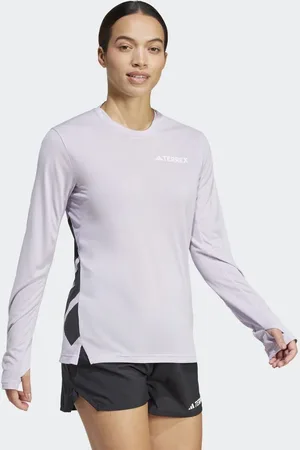adidas – Terrex Xperior climacool+ – Langärmliges Shirt in Silver Dawn