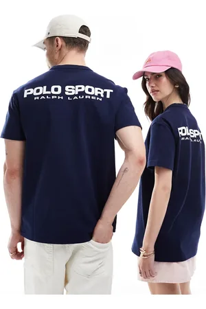Ralph Lauren – Sport Capsule – Unisex-T-Shirt aus schwerem Material in mit Front- und Rückenaufdruck