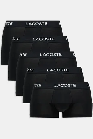 Lacoste – Schwarze Unterhosen im 5er-Set
