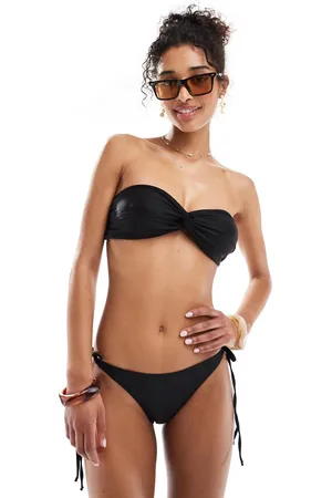 Miss Selfridge – Mix and Match – Seitlich geschnürte Bikinihose in