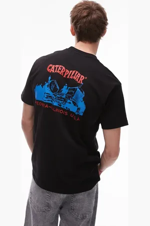 Caterpillar – WWR – T-Shirt in mit Rückenprint