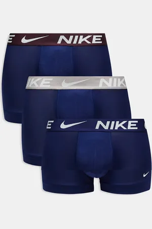 Nike – Dri-FIT Essential Microfibre – 3er-Pack Unterhosen in mit farblich abgesetztem Bund