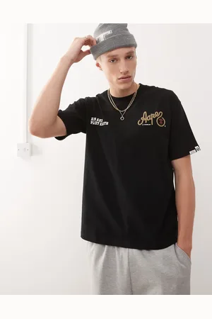 A Bathing Ape – T-Shirt in mit Western-Logo und Rückenprint