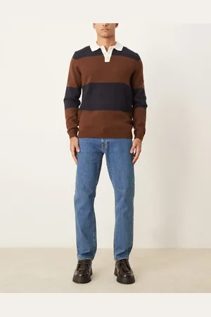 Abercrombie & Fitch – Jeans mit geradem Bein im Stil der 90er-Jahre in mittelblauer Waschung