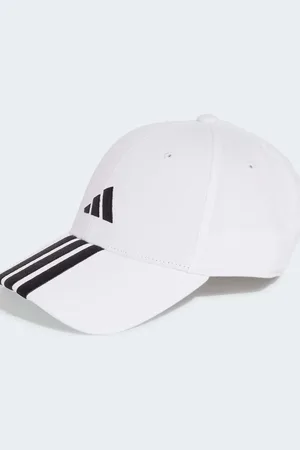 adidas – Baseballkappe in / Schwarz mit den drei Streifen und neuem Logo