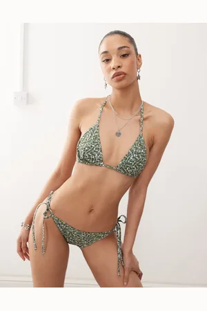 Lacoste – Bikinihose mit Krokodil-Printmuster, Kombiteil