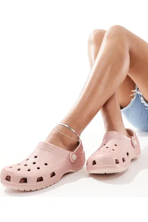 Crocs – Classic – Clogs in Glitzer-Quartz