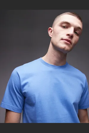 ARKET – T-Shirt aus Jersey in Hellblau