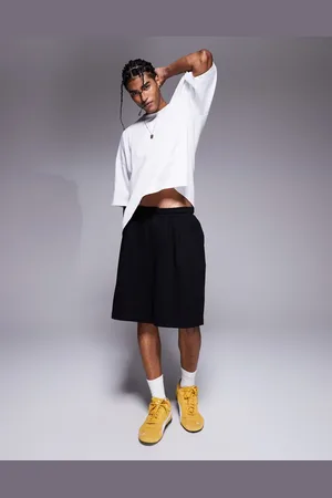 ASOS – Basketball-Shorts in mit Oversize-Passform und Strukturmuster