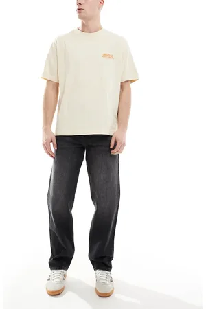 ASOS – Straight-Fit-Jeans in verwaschenem mit Stretch