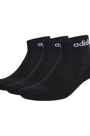 adidas – Think – 3 Paar Knöchelsocken in / Weiß mit linearem Logo