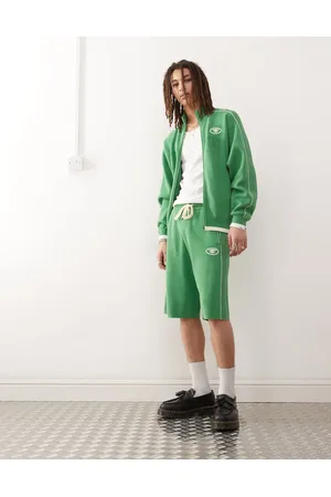 A Bathing Ape AAPE BY A BATHING APE – Loose-Fit-Shorts aus schwerem Jersey mit seitlichem Streifen