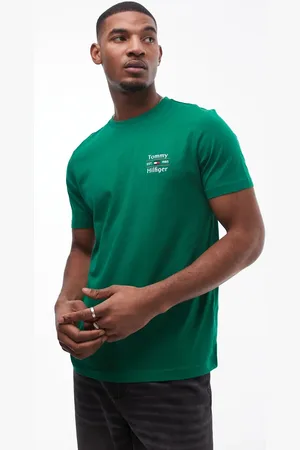 Tommy Hilfiger – T-Shirt in mit Stapel-Logo