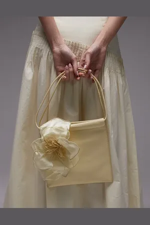& OTHER STORIES – Beuteltasche in Hellgelb mit Blumendetail