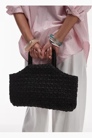 Topshop – Giveon – Handtasche in Strohoptik in