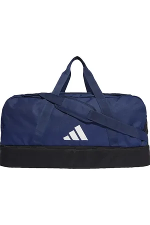 adidas – Tiro League – Große Beuteltasche in Team-Marineblau 2 / Schwarz / Weiß