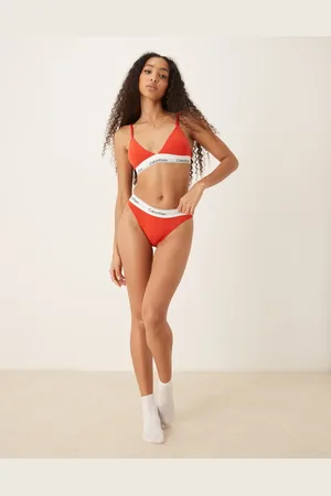Calvin Klein – Modern Cotton – Tanga in mit hohem Beinausschnitt
