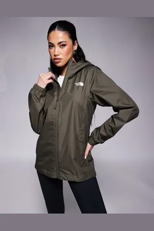 The North Face – Quest – Wasserabweisende Jacke in Khaki mit Logo