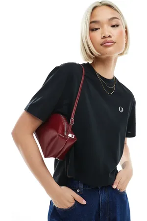 Fred Perry – Schwarzes Pikee-T-Shirt