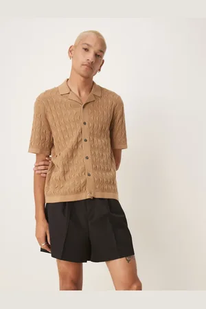 ASOS – Elegante, weit geschnittene Cropped-Shorts in mit Bundfalten