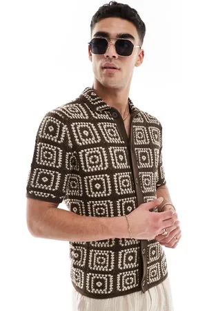 Only & Sons – Gehäkeltes Hemd in