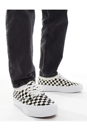 Vans Authentic – Premium Reissue 44 – Sneaker mit Schachbrettmuster in und Weiß