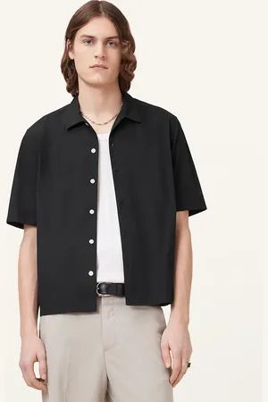 AllSaints – Nyon – Kurzärmliges Hemd in