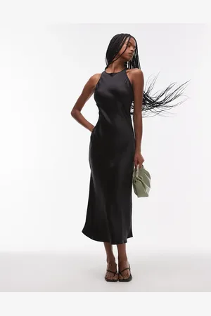 & OTHER STORIES – Midikleid aus Satin in mit schrägem Schnitt