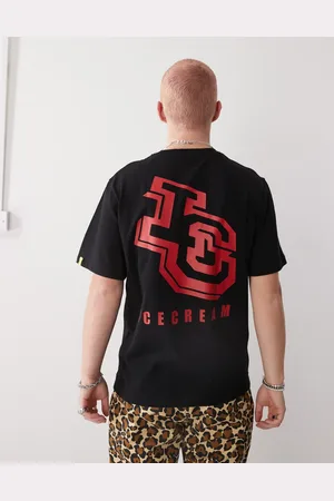 ICECREAM – Schweres T-Shirt in mit Logoprint auf dem Rücken