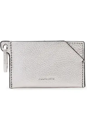 AllSaints – Hex – Kartenetui in Silber