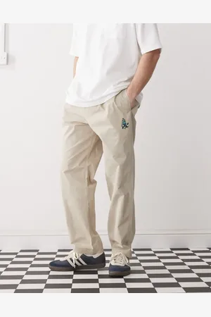 ICECREAM – Skater-Hose in Beige mit elastischem Bund