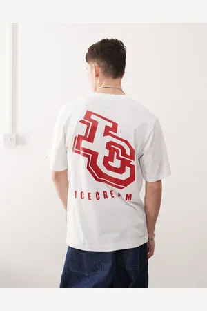 ICECREAM – Schweres T-Shirt in mit Logoprint auf dem Rücken