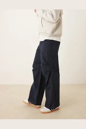 ASOS – Superweite Hose in mit Zierfalten an den Knien