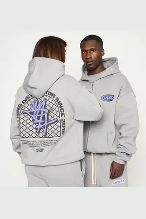Multiply Apparel – Cohesion – Oversize-Kapuzenjacke in ultimativem