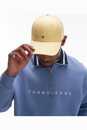 Tommy Hilfiger – Kappe in Zitronengelb mit Flaggen-Logo