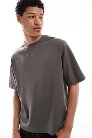 Pull&Bear – Kastiges T-Shirt aus Interlock-Stoff in
