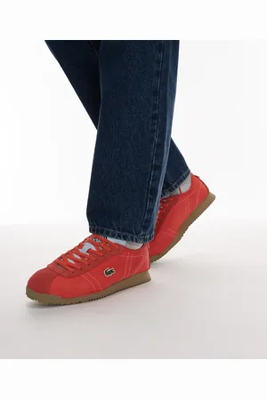 Lacoste – Club – Niedrige Netzstoff-Sneaker in